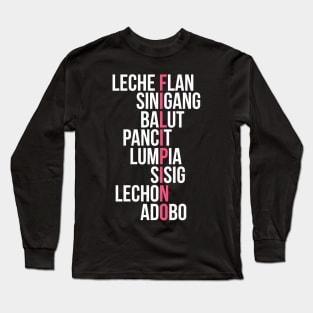 Filipino Food Pinoy Adobo Long Sleeve T-Shirt